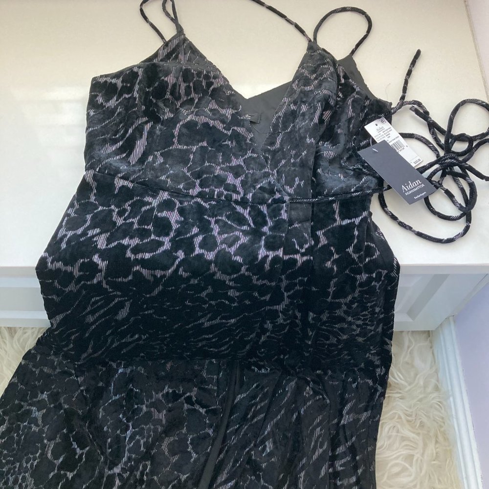 AIDAN MATTOX Printed Long Dress - Picture 4 of 13